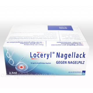 Лоцерил лак 5% (Loceryl) 2,5мл флакон