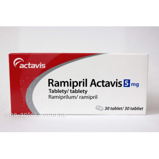 Рамиприл 5мг (Ramipril) Actavis 30таб
