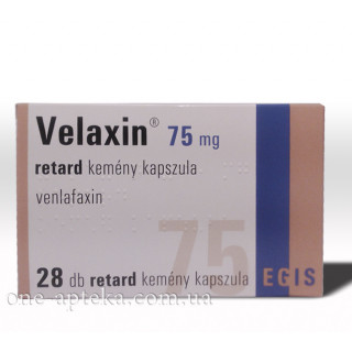 Велаксин Ретард 75мг, (Velaxine) 28капс