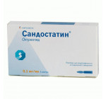 Сандостатин 0.1мг/1мл (Sandostatin) 5амп