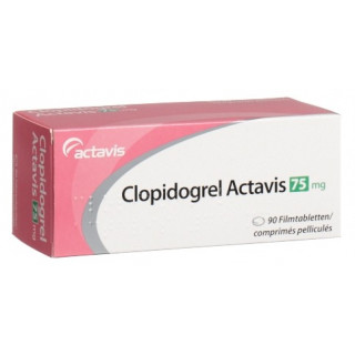 Клопидогрел 75мг (Clopidogrel) Actavis 90 таб
