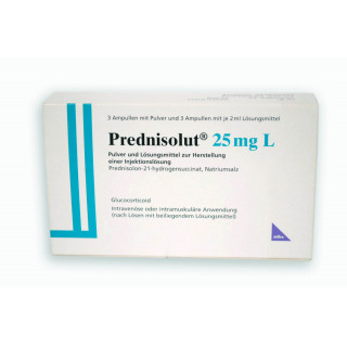 Преднизолон 25г/мл (Prednisolut) 2 мл*6 амп