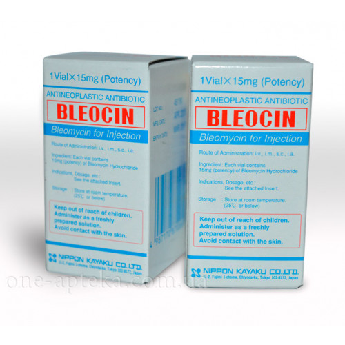 Купить Блеоцин (Блеомицин) 15мг (1фл) в е и , цена и отзывы .