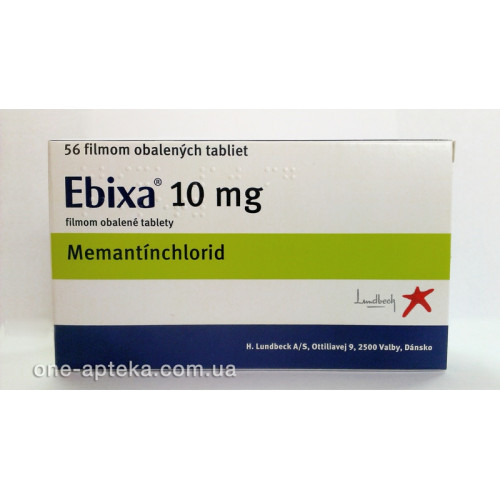 Ebixa 10 mg инструкция