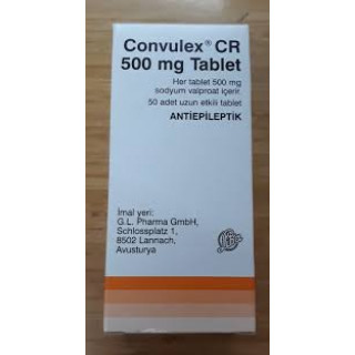 Конвулекс 500 мг (Convulex CR 500 mg) 100 (kps)