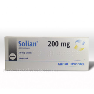 Солиан 200мг (Solian) 30таб