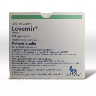Левемир Пенфил (Levemir Penfill) картриджи 10х3мл