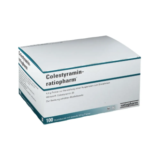 Колестирамин-ратиофарм (Colestyramin-ratiopharm) 100 пак Колестирамин-ратиофарм (Colestyramin-ratiopharm) 100 пак