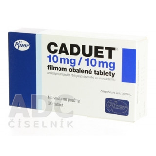 Кадуэт 10/10 мг (Caduet) 30 таб
