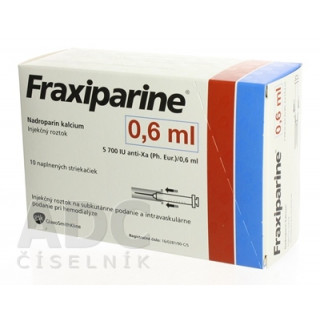 Фраксипарин 0,6мл (Fraxiparine) 10шпр