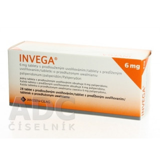 Инвега 6 мг (Invega) 28таб