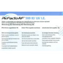 Рефакто АФ 500МЕ (Refacto AF) порошок для инъекций с растворителем