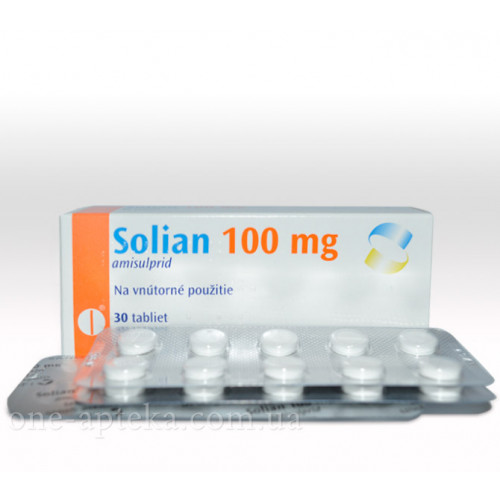 Солиан 100 мг  в е - Солиан инструкция по применению цена